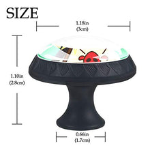 Set di 4 maniglie rotonde per armadio da cucina, credenza, cassettiera, cassettiera, con viti, per cucina, comò, armadietto, bagno, armadio, maiale, magia