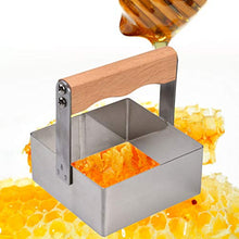 Kdjsic Taglierina per Miele in Acciaio Inossidabile Piazza Raschietto per Nido d'api Utensile da Taglio per Miele Pettine per Miele Accessori per Apicoltura