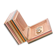 WRJY Humidor per sigari con umidificatore e Set di scatole per sigari igrometro, Design in Legno Resistente ed Elegante, Interni Funzionali di Fascia Alta Perfetti per sigari