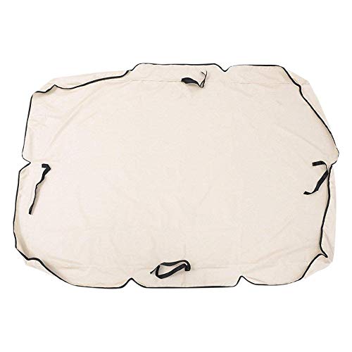 Luckything, copertura di ricambio per dondolo da giardino, universale, protezione UV 30+, rivestimento di ricambio per tettuccio parasole – 195 125 15 cm
