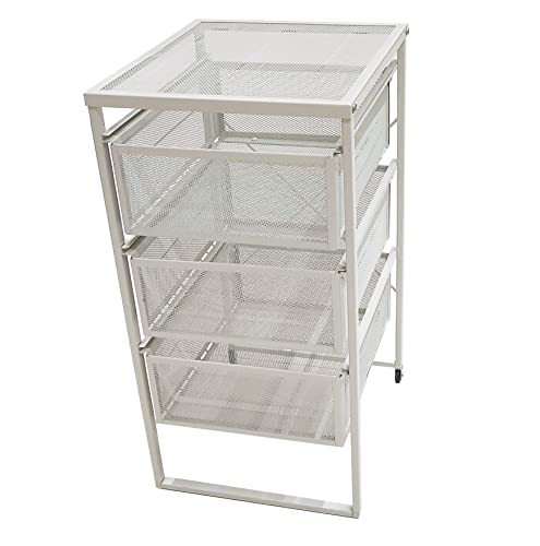 Ikea Cassettiera Lennart, di colore bianco, con rotelle