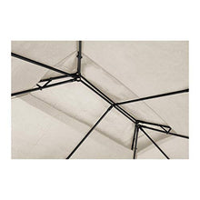 Uniprodo Gazebo da Giardino in Acciaio Pergola da Giardino Uni_PERGOLA_3X4BF (3 x 4 m, 160 g/m², Beige)
