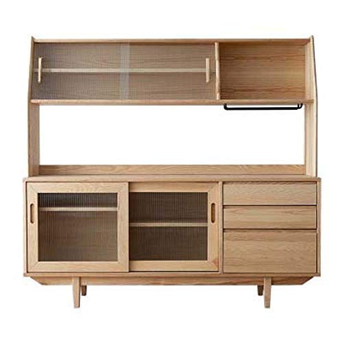 COUYY Credenza 1.8M 1M Semplice Moderna Multifunzionale Bagagli Tea Gabinetto Cucina del Ristorante,180 * 41.8 * 169cm