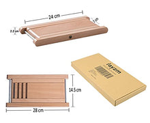 Rayzm Sgabello/Poggiapiedi in Legno per Chitarra, Poggia Piede Pieghevole per Chitarra Classica con 4 Altezze Regolabili, Robusto Poggia Piede in Legno per Chitarra e Banjo