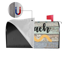 Life is Better To The Beach - Copertura magnetica per cassetta postale per giardino, giardino, cortile, dimensioni standard, 53 x 45 cm