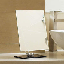 XXT, specchio quadrato grande cosmetico da tavolo, specchio alto elenco per il viso, specchio da scrivania