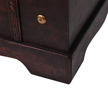 XINGLIEU Baule portaoggetti Marrone, Baule portaoggetti in Legno + truciolato, Tavolo supplementare, 66 x 38 x 40 cm