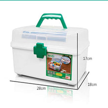 MYHZH Kit di Primo Soccorso, di Caso Medicina Storage Box Emergenza scatole di Pillola con compartimenti Separati per Travel Lavoro per Le Vacanze sul Posto di Lavoro, 2 pz