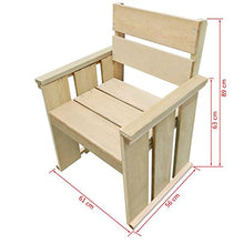 Xingshuoonline - Panchina da Giardino in Legno di Pino impregnato, 160 x 55 x 89 cm