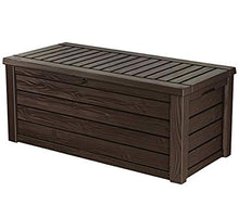 XLLLL Cassapanca da Esterno Baule Rattan Cassa Panca Portattrezzi Giardino Copri Giardino Deposito da Banco Impermeabile Esterno Grande Armadio Rettangolare per Reception