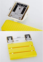 Doccia Chair Ingresso Corridoio Bagno Sgabello Pieghevole con Sedia a rotelle Servizi igienici Sgabello di Sicurezza Bagno Sgabello Muro Sgabello Sicurezza (Color : Yellow)
