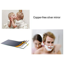 DELM Specchio da Bagno da 70 cm Illuminazione a retroilluminazione a LED Tondo Frameless Specchio da Parete Decorativo
