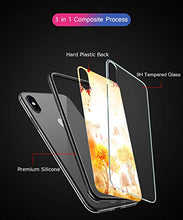 Suhctup Compatibile con Xiaomi Redmi Note 3 Custodia Protettiva in Vetro Temperato 9H + Cornice Paraurti in TPU Silicone Morbido Assorbimento Degli Urti a 360 Gradi Protezione -Albero 2