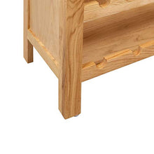 vidaXL Legno di Quercia Mobile Portavini Arreddo Bar Cantinetta Portabottiglie