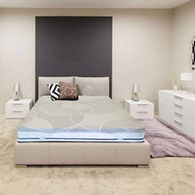 Sleepys Topper Materasso Correttore in Memory Foam Alto 5cm sfoderabile con Rivestimento in Fibra d'Argento Futon Ortopedico. (160x200)