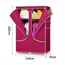 TWDYC Tessuto, Guardaroba Pieghevole Panno Gabinetto Grande Panno Bagagli Armadio Guardaroba Magazzino Mobili Camera Non Tessuto Closet (Color : B)