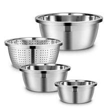 Lyw11 Vasetti per lavabo in Acciaio Inox 304, Spessi, Rotondi, Grandi lavabo, lavabo, lavabo, lavabo, 6 Pezzi