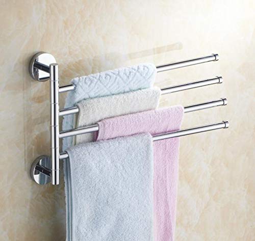 Portasciugamani in ottone cromato Mensola portasciugamani bagno mensola portasciugamani bagno accessori per il bagno quattro bar portasciugamani