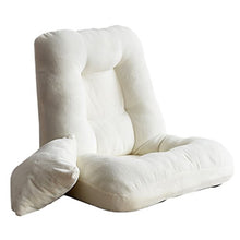Li jing home Divano Pigro Elegante Divano ad Un Posto Divano Letto Singolo Tatami Divano Pieghevole in Tessuto Multiuso Sedia Pieghevole sul Letto Regolabile Morbido e Confortevole (Color : Bianca)