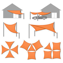 casa pura Tenda Parasole Esterno - Tende a Vela Impermeabili, Protezione Anti - UV | Vari Colori e Misure - Triangolare - 3x3x3 m - Verde
