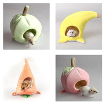 B Blesiya Gabbia di Riccio di Criceto Scoiattolo Nido Caldo E Morbido Casa Letto di Criceto di Mela Carino - Rosa