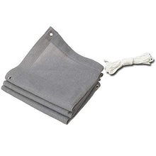 WXQIANG Ombra Panno Grigio con Occhielli, Resistente allo Strappo Balcone Shading Netto for Le Piante da Giardino, 100/200/300/400 Centimetri Largo Protezione Solare, Isolamento Termico