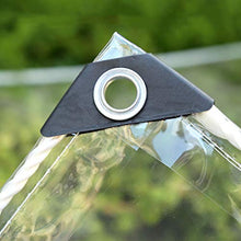 Telo Telone Trasparente Impermeabile Esterno con Occhielli,Tenda da Sole for Patio Esterno,Antipioggia e Antipolvere Copertura per Mobili da Giardino Piscina Auto Camion,400g/? (3x3.5m/9.8x11.5ft)