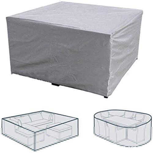N / A 42Sizes mobili da terrazza Giardino Esterno coperture Impermeabili Pioggia Neve slipcovers Divano, Tavolo, Sedia Resistente alla Polvere Denaro Copertura, 366x220x120cm