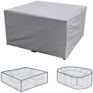 N / A 42Sizes mobili da terrazza Giardino Esterno coperture Impermeabili Pioggia Neve slipcovers Divano, Tavolo, Sedia Resistente alla Polvere Denaro Copertura, 366x220x120cm