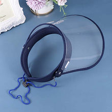Garneck 2 Pezzi di Protezione per Lo Schermo per Il Viso a Protezione Totale Contro Gli Schizzi del Cappello Protettivo Antigoccia Antispruzzo per Donna Uomo (Blu Navy)