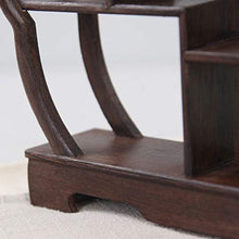 &ripiano di stoccaggio Scaffalature Home Living Room Teacup Set da tè Teiera Decorazione Espositore Antique Clapboard Rack, 29.5 * 5.6 * 29.7CM Scaffale di Finitura