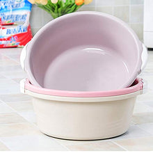 GYL Bacino Pieghevole XSJZ Lavabo in Plastica, 3 Pezzi Lavabo Imbottito in Plastica Biauricolare per Lavabo per Studenti Dormitorio (Color : M)