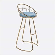 SZQ-Sgabelli da Bar Barra di Metallo Sedia, Le Gambe d'oro Sedia Moderna semplicità Bar Stool Hotel Parlor Ricezione di Alta Sgabello Altezza Seduta 65cm / 70cm / 75CM Sedia da Bar