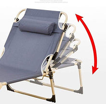 GAOFQ Lettino Prendisole Sedie da Giardino Letto Pieghevole per Ospiti, Ufficio Singolo pisolino Pranzo Letto reclinabile Letto di accompagnamento Forte Angolo Stabile Regolabile Letto da Campo