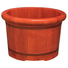 CX Spessore Di Quercia 26 Barilotto da Bagno ad Alta Rovere con Coperchio Del Piedino Bagnoschiuma in Legno Barilotto Di Legno Vasca da Bagno Bagno Profondo Barilotto Pedili da Bagn