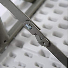 CASTOR Tavolo da Picnic all'aperto Tavolo da Campeggio da Giardino all'aperto Tavolo da Campeggio Tavolo Pieghevole Easy Storage Scrivania e Barbecue Giardino Artigianato per Feste BBQ Party Table