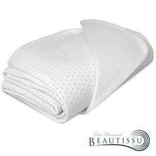 Beautissu Coprirete Matrimoniale BEAUTECT - 160x200 cm bianco - lavabile e con retro antiscivolo - traspirante e anti umiditá - coprirete antiacaro e antipolvere - stabile e resistente