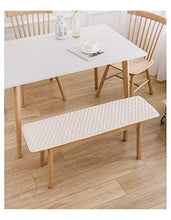 Cuscino Lungo per Panca, Cuscino per Panca da Giardino, 2 o 3 posti, Materasso di Ricambio per Interni ed Esterni,Cuscino Lussuoso per panchina da Giardino-Beige 200×40cm(79×15in)