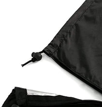 bennyuesdfd Copertura per altalena 3 posti impermeabile per esterno giardino patio altalena amaca copertura per parasole copertura per sedie a sdraio famiglia per il tempo libero nero 86,6 x 67 x 49