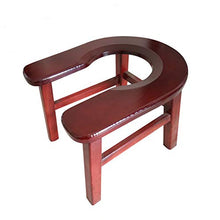 Sgabello da Toilette Accovacciato in bambù - Toilette Accovacciata con Sgabello Leggero per Rafforzare Il Legno per Adulti Portatile
