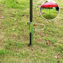 Ombrello Sun Ombrellone Portabobinatura in metallo stabilizzabile Ø 25-32mm Adattabile Ancoraggio di Sabbia per la Spiaggia Giardino da Pesca Giardino All'aperto Ancora Contro Forte Vento 42cm