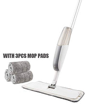 SSAYY Spray Mop Mop Spray Magico Pavimento in Legno con Cuscinetti Riutilizzabili in Microfibra Maniglia A 360 Gradi Finestra di Casa Cucina Mop Spazzatrice Scopa Strumenti Puliti