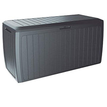 Deuba Baule da Giardino Board Plus 117x47x60cm 290L Contenitore cassapanca Esterno terrazza Patio Balcone Piscina Antracite