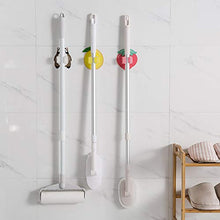 ZXCASDF Inizio Artefatto Soggiorno Bagno Multifunzionale Antiscivolo Mop Cremagliera Forte Viscosa Libera Punzonatura Clip Fumetto Mop Bella Stoccaggio,Nero