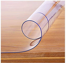 LIUDINGDING-zheyangwang Copritavola in plastica Trasparente Copritavolo in PVC Resistente Lavabile da 2 mm Impermeabile (Color : 2mm, Size : 110x280cm)
