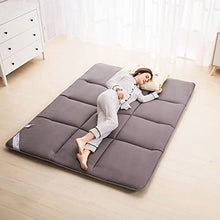 SINKITA Magro Japanese Tatami Futon,Collassabile Portatile Arrotolato Supporto. Materasso Futon Fondazione Antibatterico Campeggio Topper Letto Topper per Letto-B-180x200cm(71x79inch)