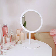 Dongyd Specchio per il trucco LED - Ricarica USB, Specchio cosmetico Pieghevole illuminante a LED Naturale