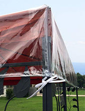 QUICK STAR Gazebo Cover Protettiva Pavillon 2 x 2 m Impermeabile Protezione dagli Agenti atmosferici Trasparente