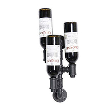 LHQ-HQ Vino Wine Rack Holder Home Decor Bagagli Wine Rack Ferro battuto a Parete invertito Wine Rack Sicuro e Stabile Antiscivolo Holder Vino
