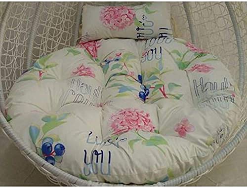Cuscino rotondo per sedia Papasan con cuscino grande addensare swing sedia cuscino vimini rattan uovo nido appeso uovo amaca sedia cuscino per esterno